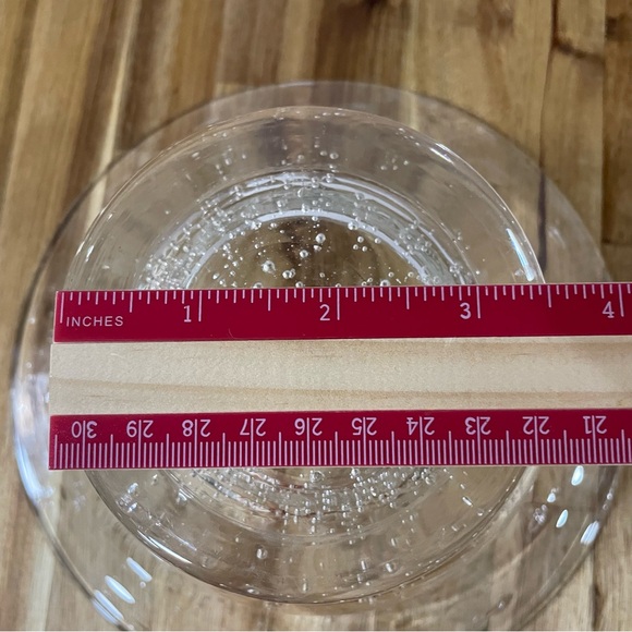 Southern Living At Home Tiny Bubbles Collection Centerpiece Clear Glass Bowl - Picture 9 of 10